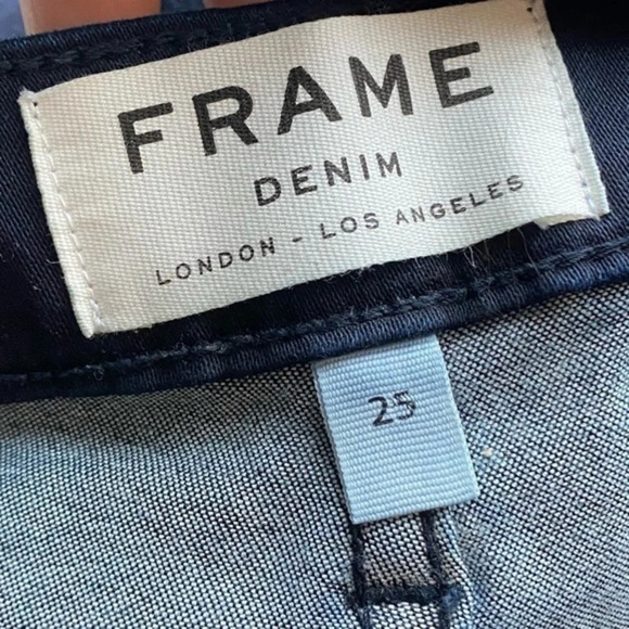 Frame • Le Skinny De Jeanne Dark Wash Jeans - Picture 5 of 5